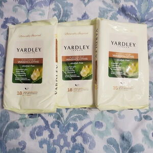 Yardley London Disposable Washcloths Aloe Vera 3 Packs Clean Moisturizing Shower